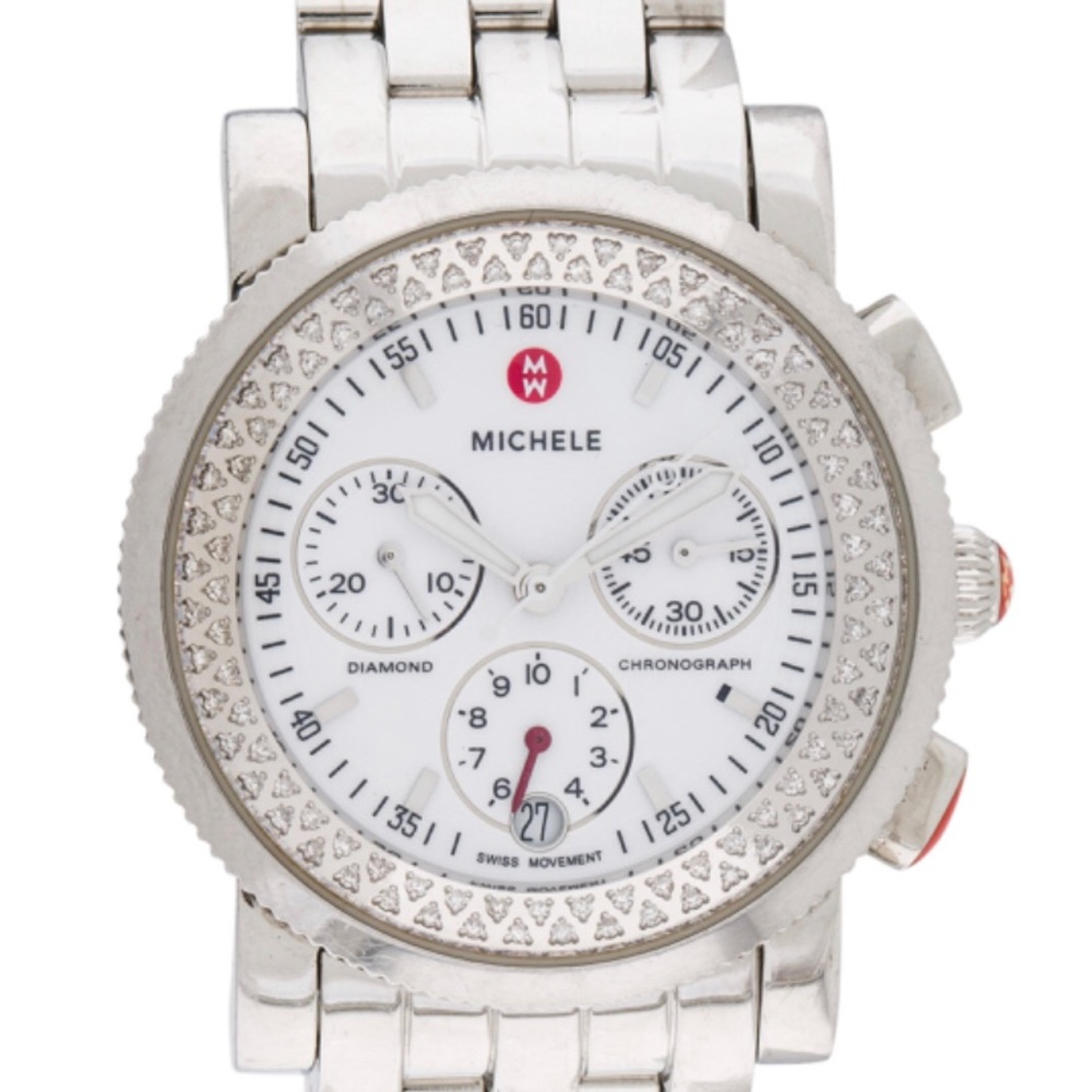MICHELE Diamond Watch/A+ Condition with papers/box